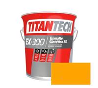 TITAN Esmalte Sintético Industrial EX300 Amarillo Mopu 4L