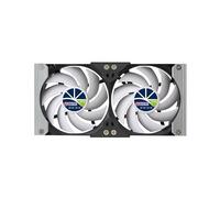 TITAN - Ventilador de enfriamiento de ventilación de Montaje en Bastidor Doble a Prueba de Agua de 12 V CC IP55 y con Temporizador y Controlador de Velocidad (120mm(V2+))