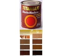 Titan Esmalte Efecto Madera Satinado Sapeli 750 ml