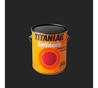Titanlak Esmalte Laca sintética Satinado Negro 4 L