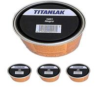 Titanlak Esmalte Laca sintética Satinado Negro 750 ml (Paquete de 4)