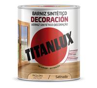 Titan Barniz sintético decoración incoloro satinado 4 l