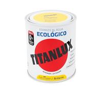 Titanlux Ecológico Esmalte al agua mulisuperficie Brillante Amarillo Luminoso 750ml