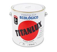 Titanlux Esmalte al Agua Ecológico Brillante Blanco 2,5 L