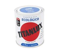 Titanlux Esmalte agua Azul luminoso ecológico satinado 750 ml