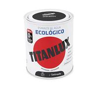Titanlux Esmalte acrílico ecológico al agua satinado Negro 750 ml