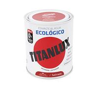 Titanlux Esmalte al agua ecológico satinado Rojo 750 ml