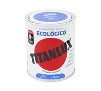 Titanlux Esmalte ecológico acrílico mate Azul Índigo 750 ml (0541)