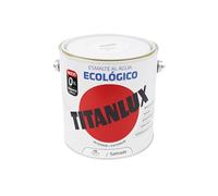 Titanlux - Esmalte Ecológico Satinado 4 L - Esmalte Superficies al Agua - Gran anclado