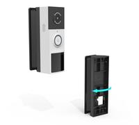 TIUIHU Soporte ajustable para timbre de puerta (ángulo de 0 a 45 grados) para TP-Link Tapo D235/Tapo D210, timbre de puerta con soporte de esquina ajustable, accesorio de montaje para vídeo, color