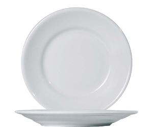 Tivoli, platos llanos blancos, 23,5 cm, juego de 12 unidades