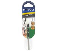 TIVOLY 10863821000 - Broca madera 3 puntas EXTRA de 10 mm largo 133 mm profundidad de corte 87 mm con mango cilíndrico (Envase de 6 pz.)