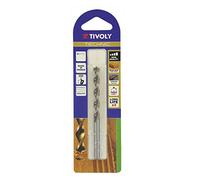 TIVOLY 10864020200 - Broca madera TECHNIC de 2 mm largo 49 mm profundidad de corte 24 mm con mango cilíndrico