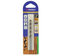 TIVOLY 10864021200 - Broca de madera técnica, cola cilíndrica, uso intensivo de 12 mm de diámetro