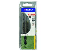 TIVOLY 10901670001 - Estuche B5 EXTRA HEXA Brocas HORMIGÓN HEXA ø 3-4-5-6-8 mm