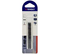 TIVOLY 11436720450 - Blister Broca HSS rectificada cilíndrica TSX Serie corta diámetro 4,5 mm largo 80 mm profundidad de corte 47 mm (Envase de 2 pz.)