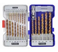 TIVOLY 11454170002 - Estuche BUMPER FURIUS 25 brocas metal HSS FUSIO Ø 2>9 mm x1/2 Ø 10>13x1+3,2+4,2+6,8+(Ø 3, 4, 5x2 pcs)+1 avellanadores Ø 15 mm