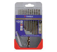 Tivoly 11468570006 - Caja Clipster de 13 brocas para metal HSS Cobalt Technic (diámetro de 1,5 a 6,5 mm, 3,3 y 4,2 mm)
