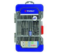 TIVOLY 11501570045 - Juego de 103 puntas de atornillado cortas y largas