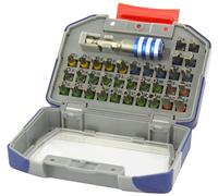 TIVOLY 11521572002 - Juego TORSIÓN 35 Pzs 2 Ranura / 5 Pz / 5 Ph / 8 Tx / 8 TTx / 4 hexa + 1 Portapuntas magnético (Envase de 35 pz.)