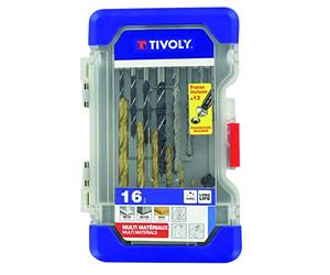 TIVOLY 11901170057 Ranger T16 - Maletín mixto de brocas