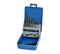 TIVOLY 90200170002 - Estuche E 19 brocas metal HSS laminadas Ø 1>10 mm 1/2 mm