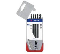 Tivoly A11 - Pack de 6 brocas para metal DIN 338 HSS (diámetro de 2, 3, 4, 5, 6, 8 mm)