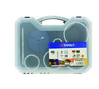 TIVOLY XT50527052800 - Estuche T6 HM Sierras Coronas CARBURO Ø 33-53-67-83 mm / 1 Husillo con Mango Hexagonal