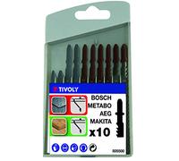 TIVOLY XT50557505500 - Estuche mixto 10 hojas 10 hojas para metal y madera