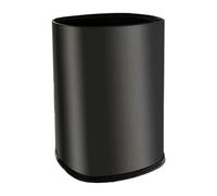 tjFYBp44b Papeleras Bote De Basura Sin Tapa, Papelera Con Abierta(Negro,S)