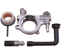 TJPoto # MS260 024 026 MS 240 260 - Kit de engranaje helicoidal para bomba de aceite de motosierra, pieza de repuesto para Stihl