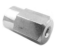 TJPoto Paquete de 2 tuercas cuadradas con agujero flexible para eje flexible, mini sierra, accesorio de ángulo recto, pieza de repuesto para Dremel