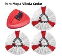 TK Cabeza De Mopa Reemplazable Para O-cedar Y Vileda EasyWring 1 Tanque Sistema Pads Lavables Ropa De Mopa Reutilizable Rotación 360
