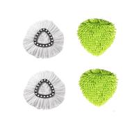 TK Cabezas De Mopa Compatible Con Vileda Y O-Cedar Spin Mop 2 Piezas Fácil Limpieza Microfibra Repuesto Para Mopa Giratoria