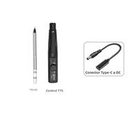 TK Kit De Soldador Eléctrico Quicko T75 96W Herramienta De Reparación Estación De Soldadura Y Soldadura Pincel De Calor Portátil Inteligente Con Tornillos De Soldadura