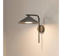 TK Lighting Aplique de pared Lume, marrón, metal, altura 30,5 cm