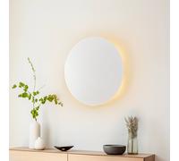 TK Lighting Aplique de pared Lunia New, blanco, Ø 40 cm