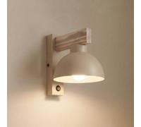 TK Lighting Aplique de pared Oslo, color arena, metal, 20 cm de altura, E27