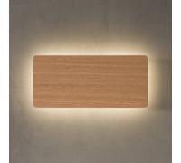 TK Lighting Aplique de pared Tavola, madera de roble, 35 x 16 cm