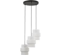 TK Lighting Calisto lámpara colgante 3x15 W blanco 6018