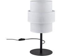 TK Lighting Calisto lámpara de sobremesa 1x15 W blanco-negro 5893