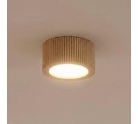 TK Lighting Downlight Eve, 4,5 cm de altura, GX53, madera