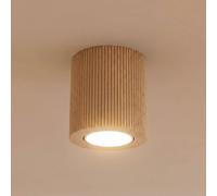 TK Lighting Downlight Eve, 8,5 cm de altura, casquillo GU10, madera