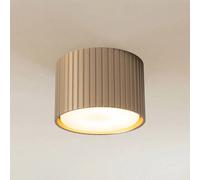 TK Lighting Downlight Ferro, beige, plástico, 6 cm de altura, GX53