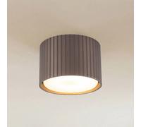 TK Lighting Downlight Ferro, marrón, plástico, 6 cm de altura, GX53