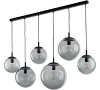 TK Lighting Esme lámpara colgante 6x15 W grafito 5383