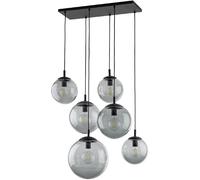 TK Lighting Esme lámpara colgante 6x15 W grafito 5384