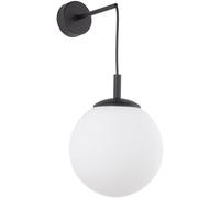 TK Lighting Esme lámpara de pared 1x15 W negro 5388