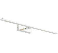 TK Lighting Aplique de pared LED Gallery, color cromo, metal anchura 62 cm IP44 EC:EPREL:1881306