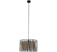 TK Lighting Harmony lámpara colgante 1x15 W negro-marrón 4562